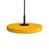 Asteria Micro Deckenleuchte Ø15 cm Saffron Yellow/schwarz