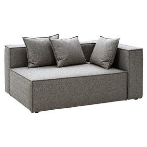 Muki endstücke links Smokey grey