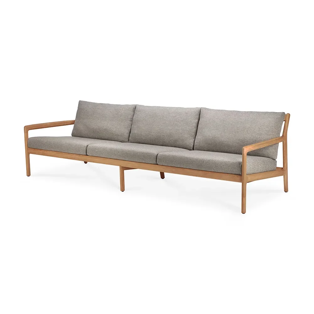 Jack 3-Sitzer-Sofa Teak/Mokka