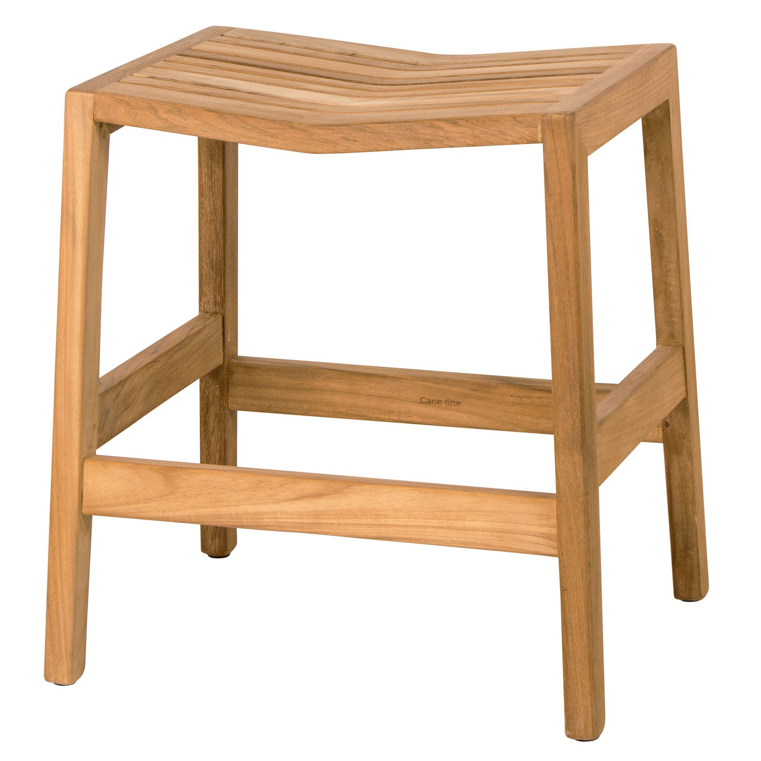 Flip Hocker, stapelbar Teak 
