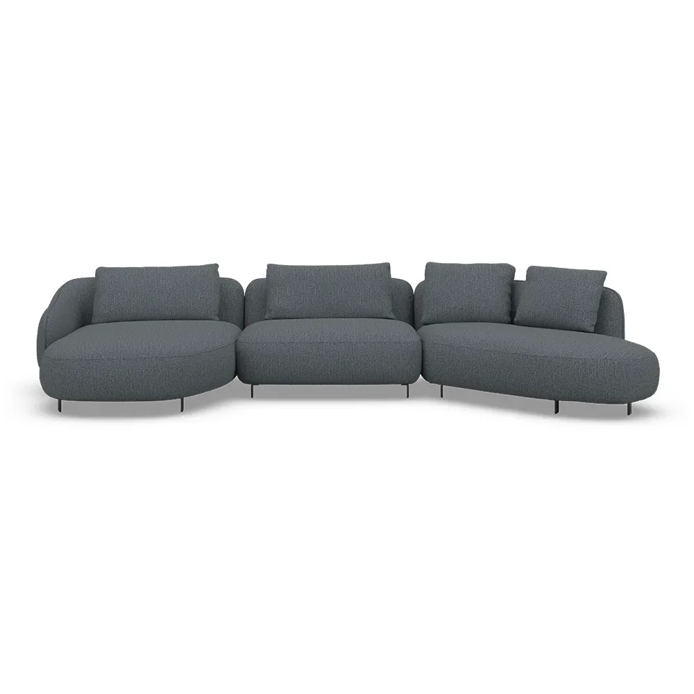 Orca Sofa mit Recamiere Kat C