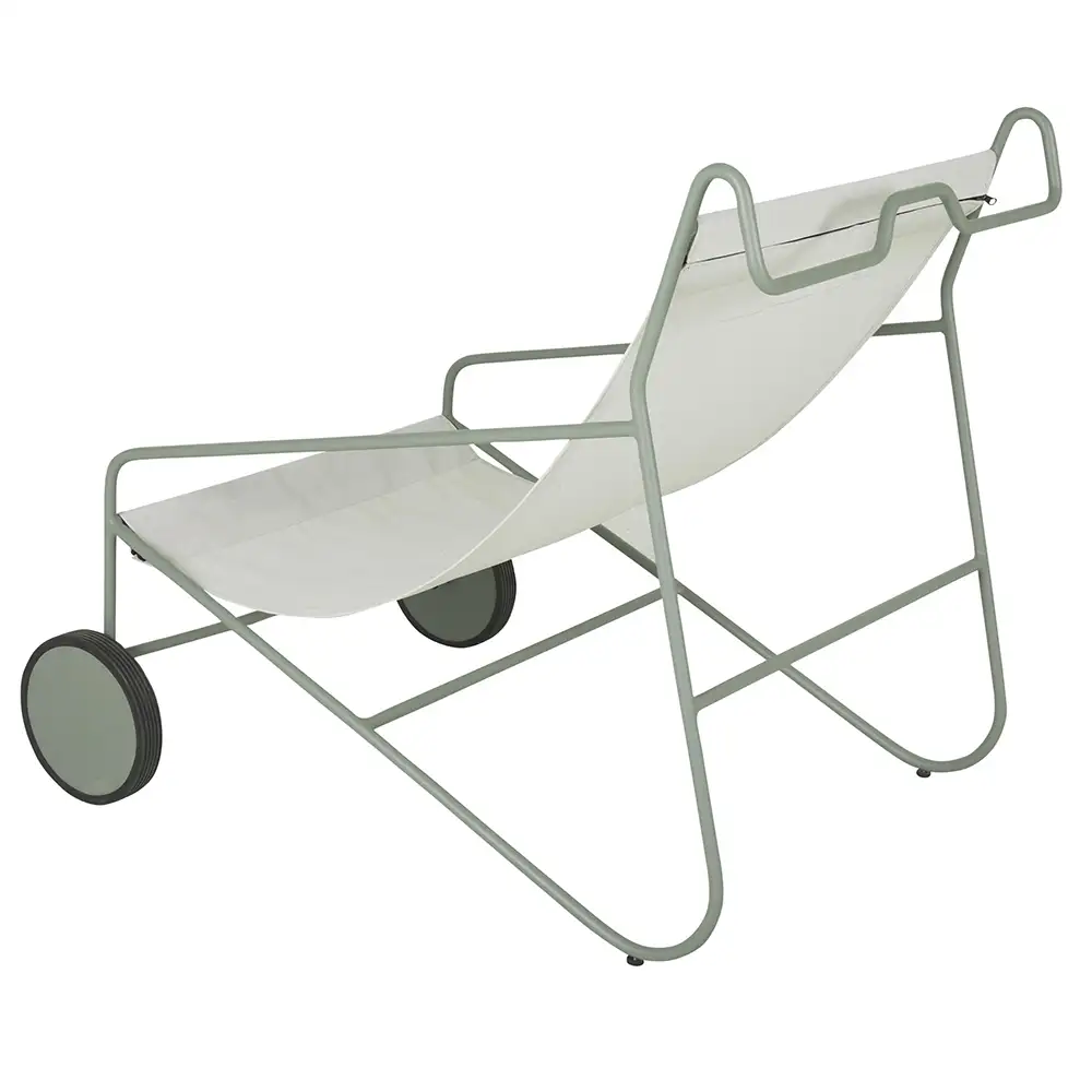 Poul Sessel staubig grün