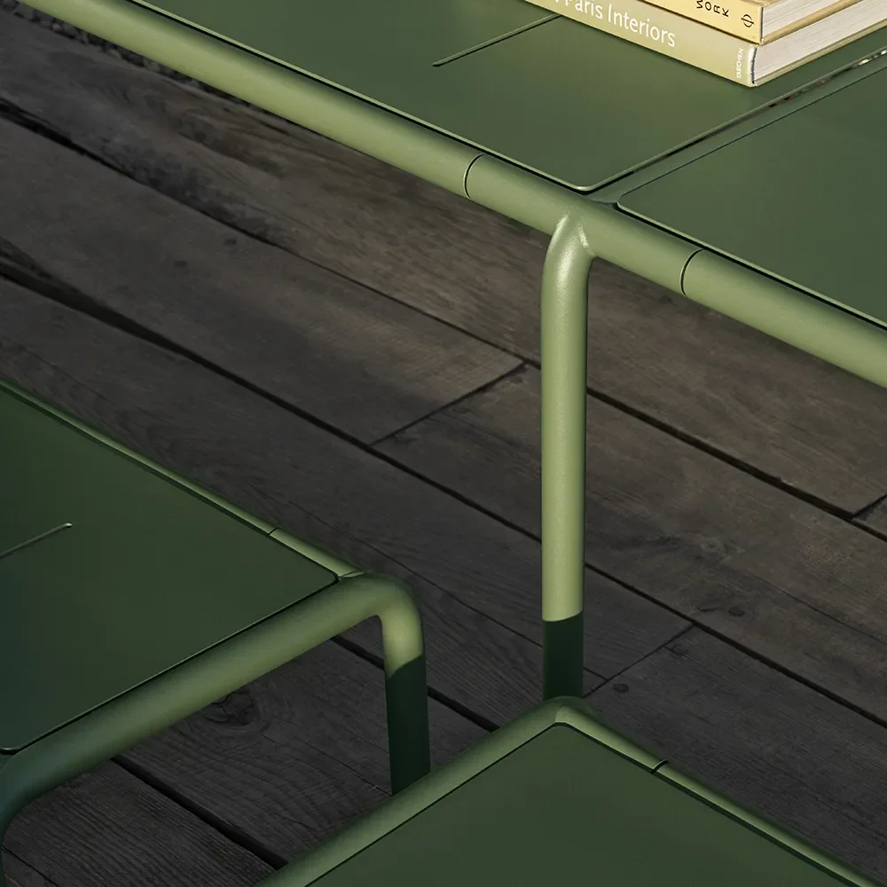 AVANTI Esstisch 153x98 cm olivgrün