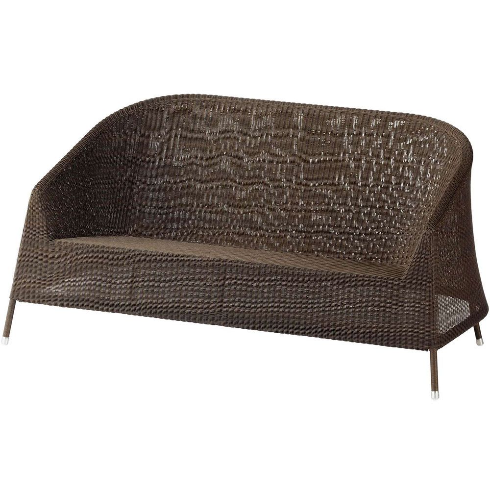 Kingston 2 Sitzer Stapelbares Lounge Sofa Mocha
