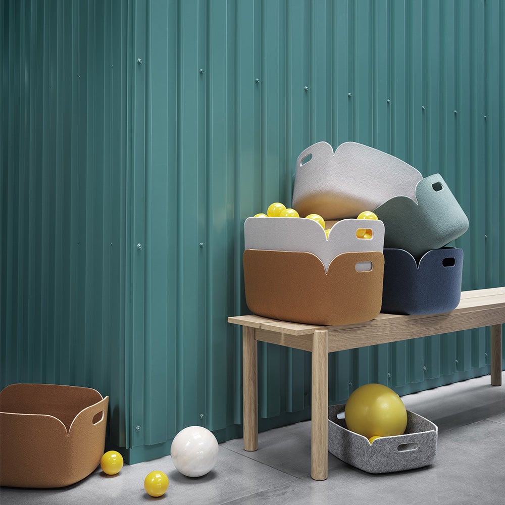 Restore Basket Aufbewahrungsbox 28 x 28 cm - Dusty Green 