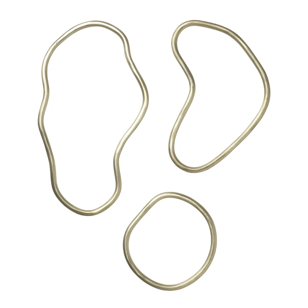 Pond Trivets - Set of 3 - Brass