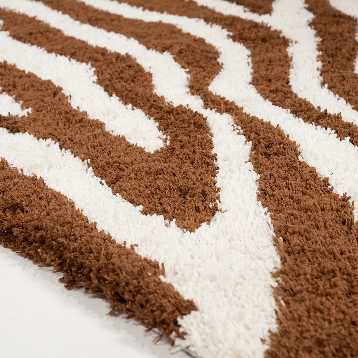 Zebra-Teppich Marty 160x230 cm Caramel