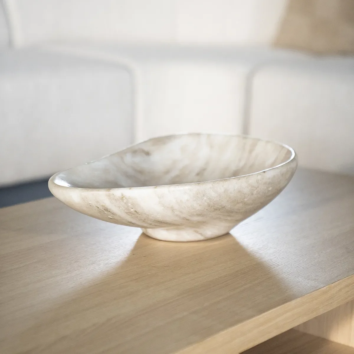 Marmorschale Grigio L 43 cm