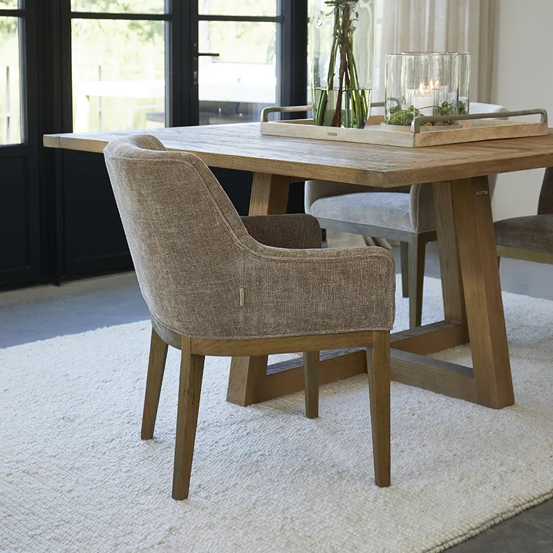 Whistler Dining Armchair montmartre weave warm mushroom