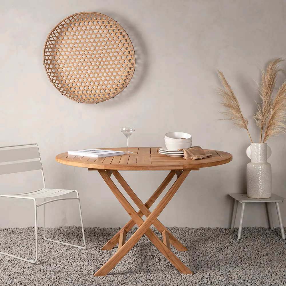 Kenia Esstisch Ø120 cm Teak
