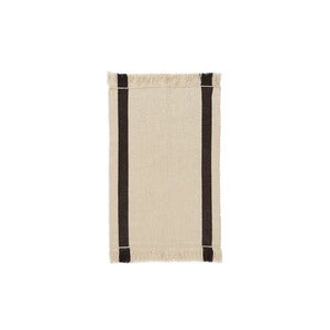 Calm Kelim Teppich 50x70 cm – Cremefarben/Kaffee