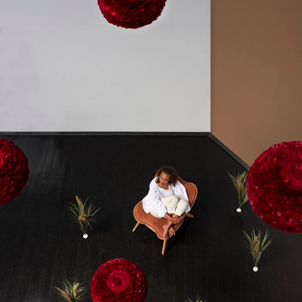 Eos Lampenschirm Medium Ø45 cm Red