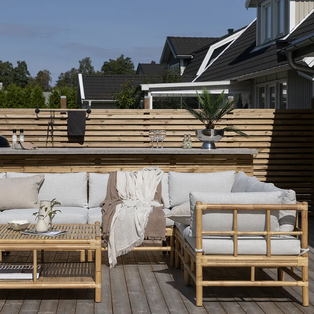 Cane Eckmodul Bambus