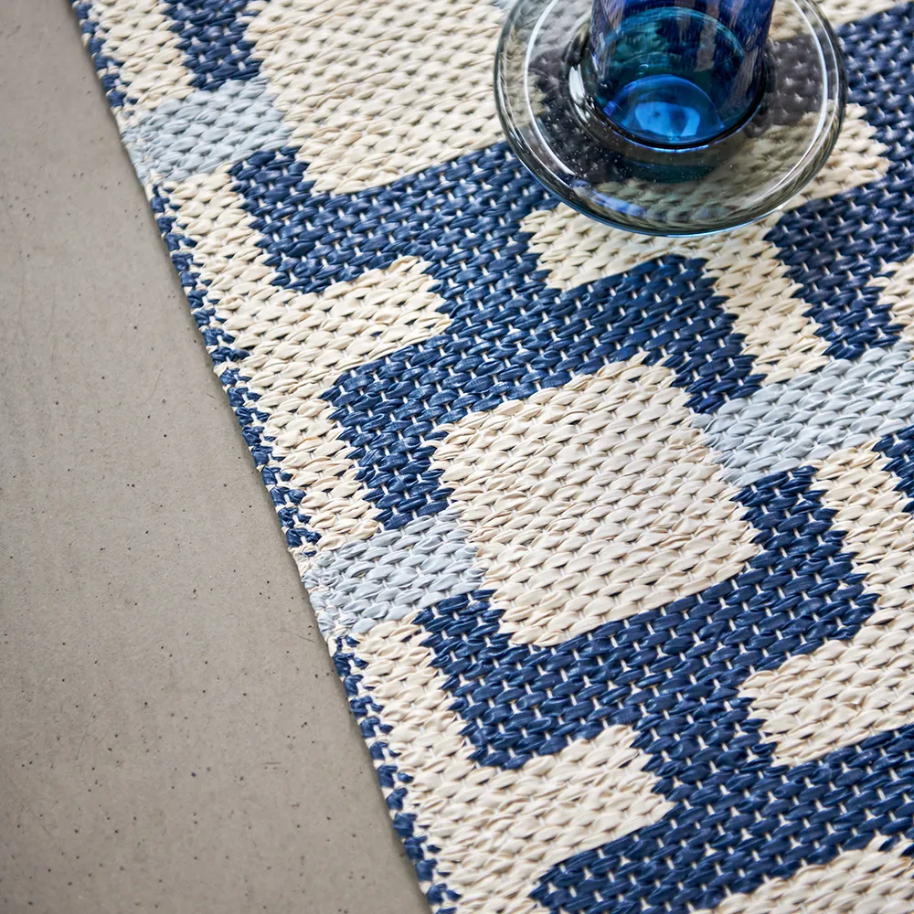 Tom teppich Ocean Blue/Cream/Blue Fog 70 x 240 cm