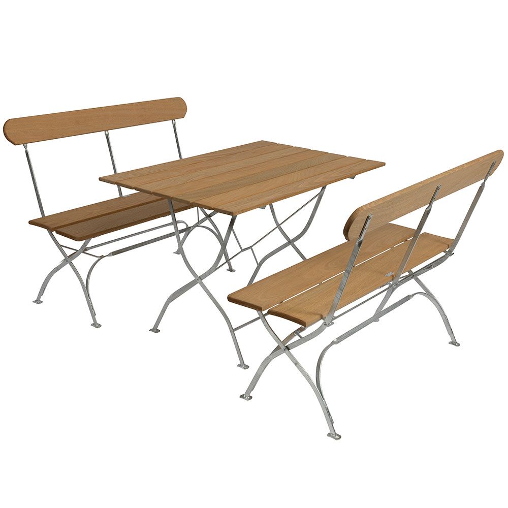 Brewery Gruppe Tisch & 2 Sofas Eiche