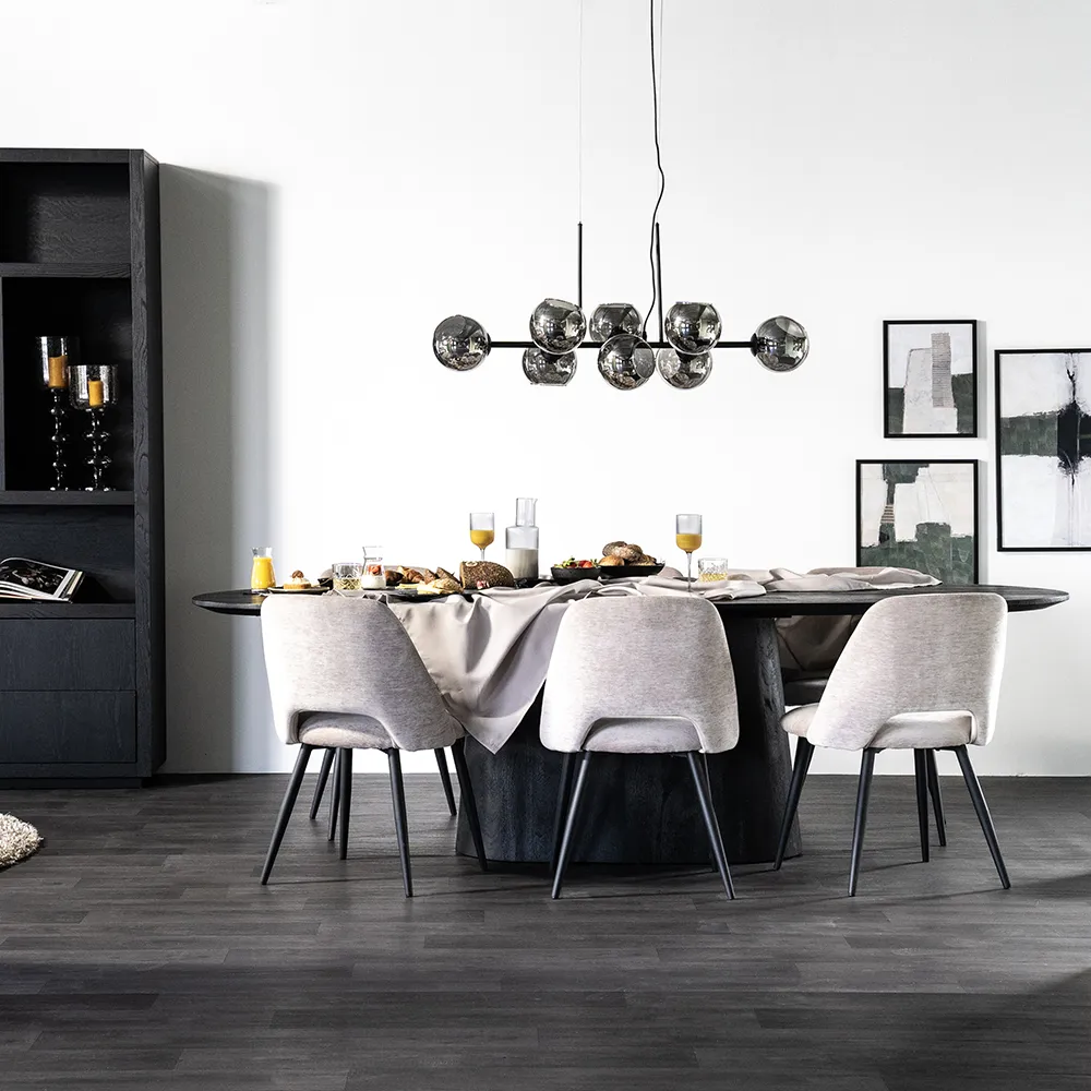 Aron Esstisch 250x110 - schwarz