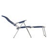 Spaghetti Fußstütze blau matt Aluminium
