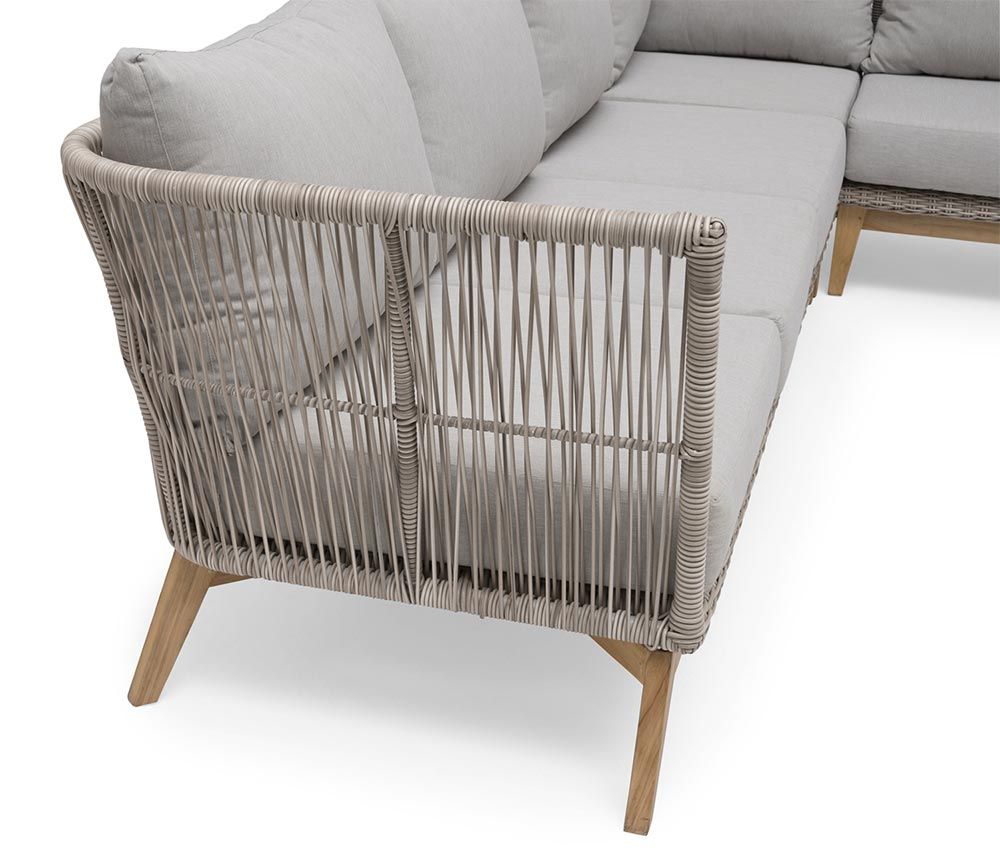 Himmelsnäs Ecksofa Teak/Beige