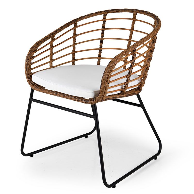 Covelo Esszimmerstuhl natur/weiß