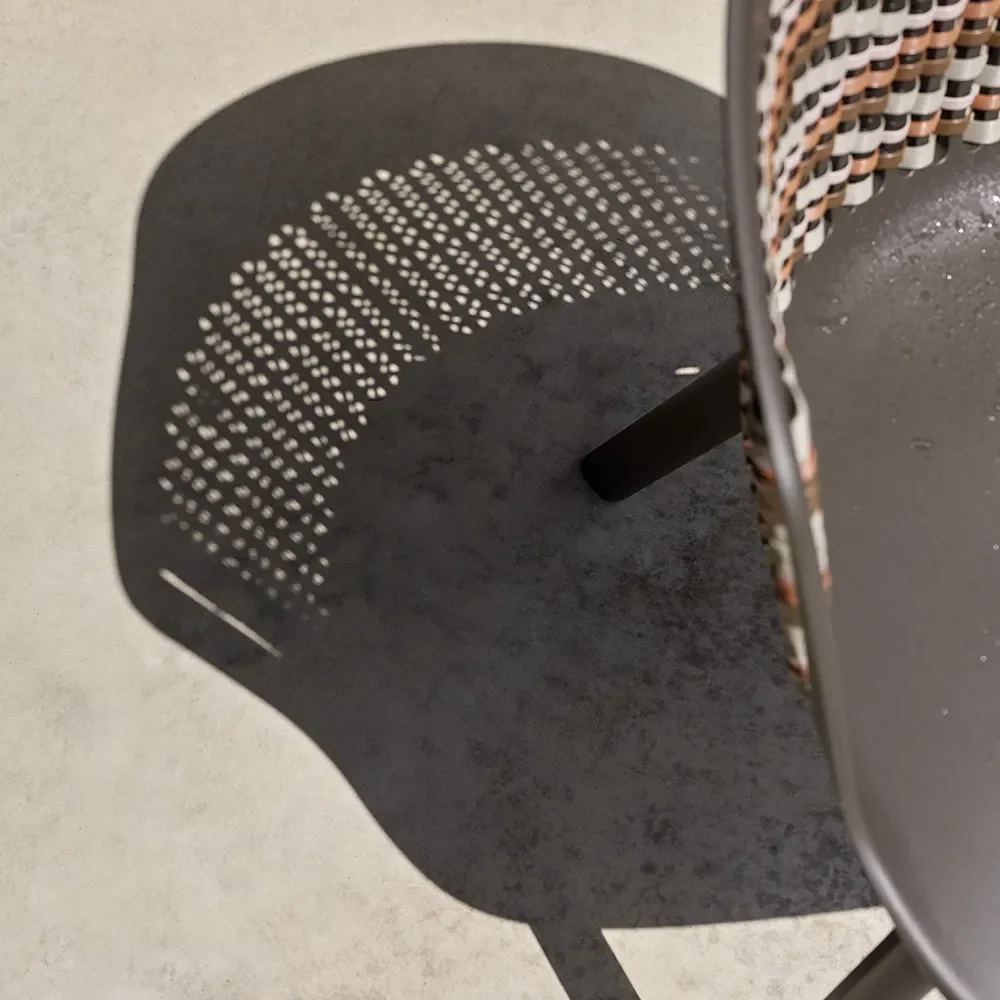 MYMI Armlehnstuhl w/ aluminum Beine DE1 black pepper 0317 black pepper 0317