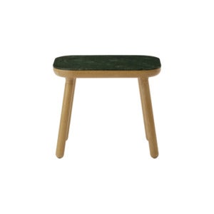 Paff Beistelltisch hoch Eiche/Green Marble