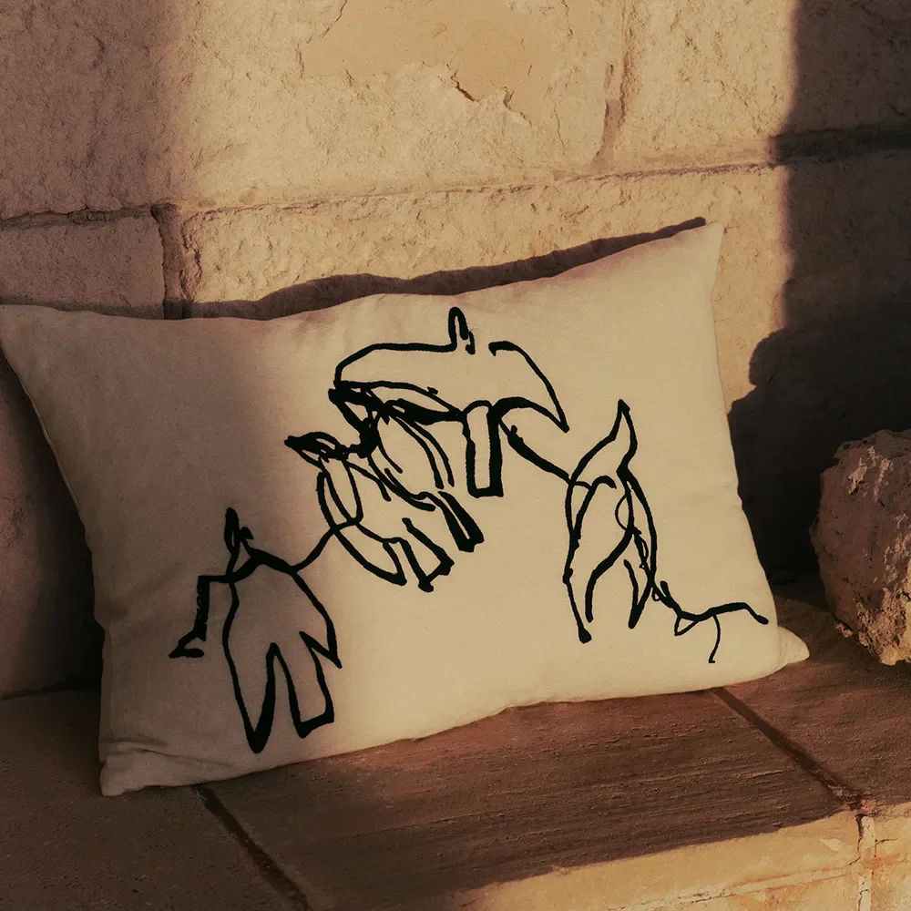 Vuelo Vuelo Kissenbezug 40 x 60 cm - Natural