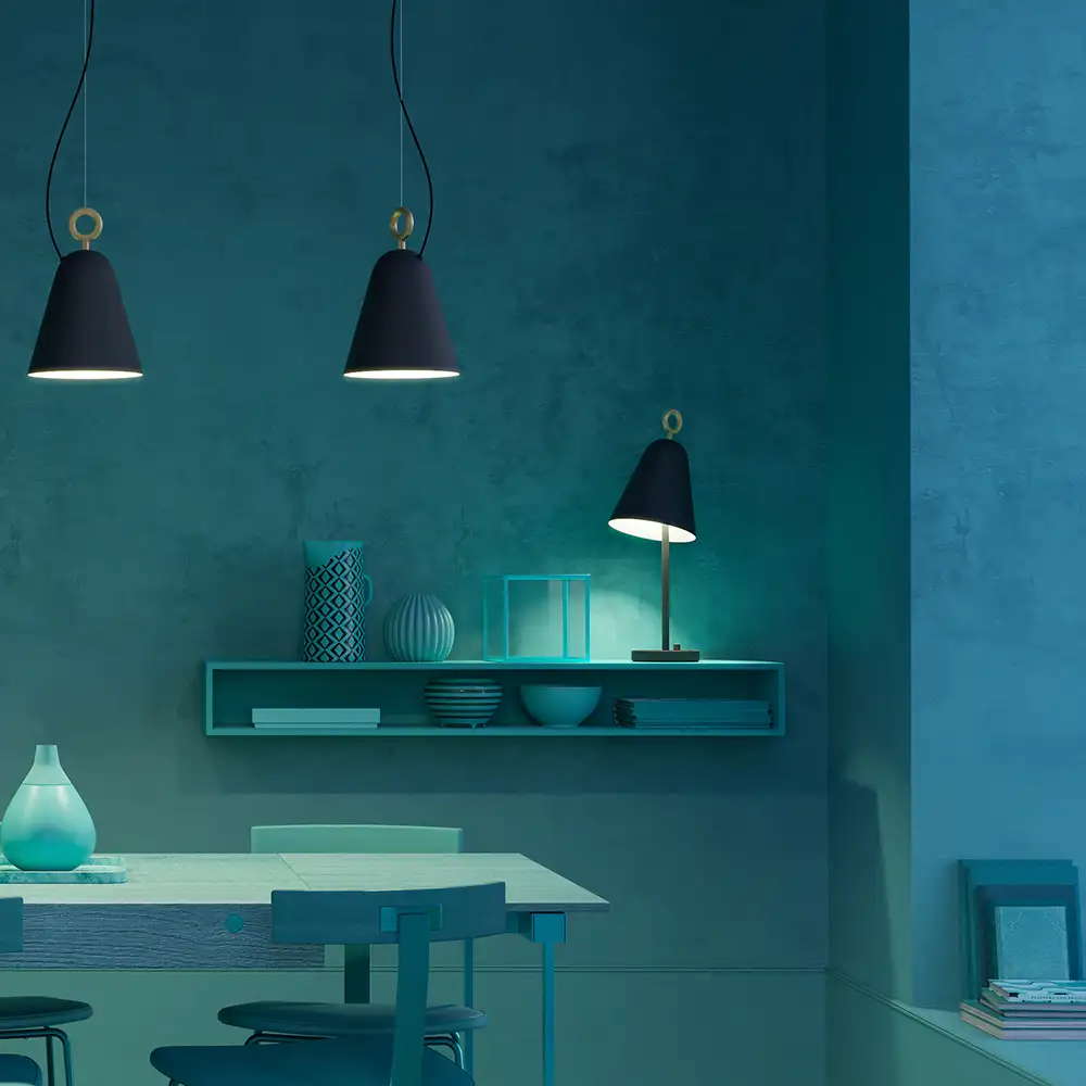 Bella Tischleuchte antik-weiß E14 