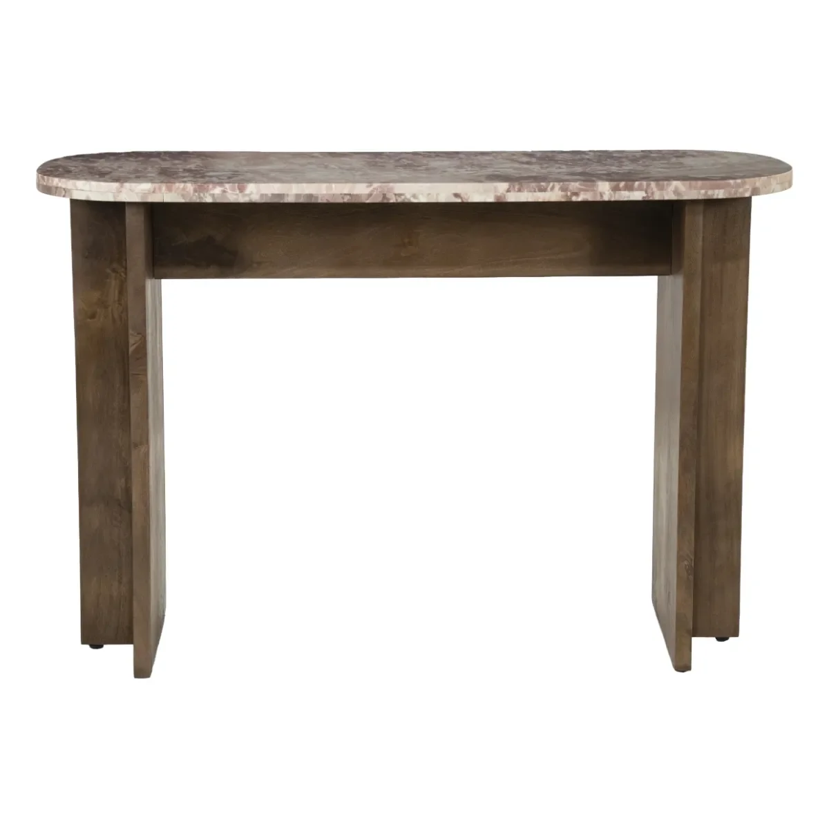 Console table Haussmann 120x45x80 cm Mangoholz & Marmor Rosa