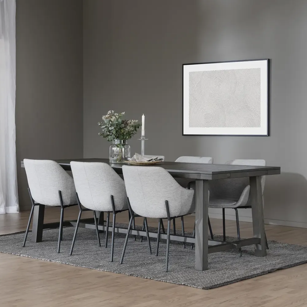 Brooklyn Esstisch 220x95 cm dunkelbraune Eiche