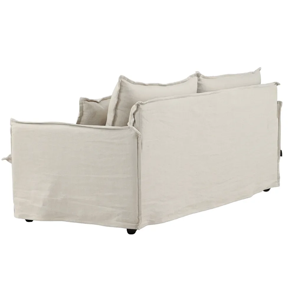 Nova 3-Sitzer Sofa Beige Leinen