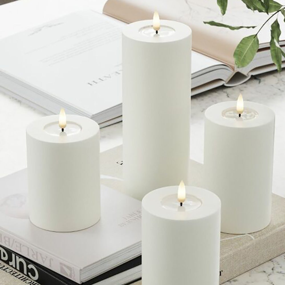  LED Blockleuchte 7,5x10 cm weiß