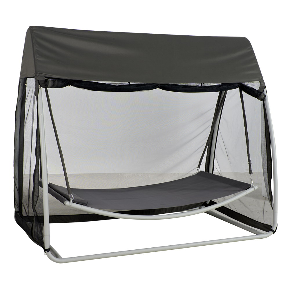 SILAS Hängematte – Hellgrau/Grau