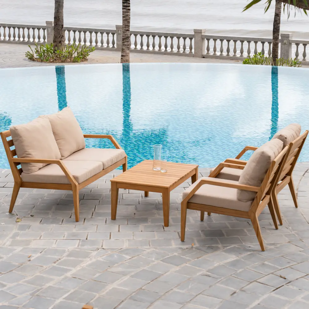 Gunnaröd 2-Sitzer Loungesofa inkl. Kissen Beige