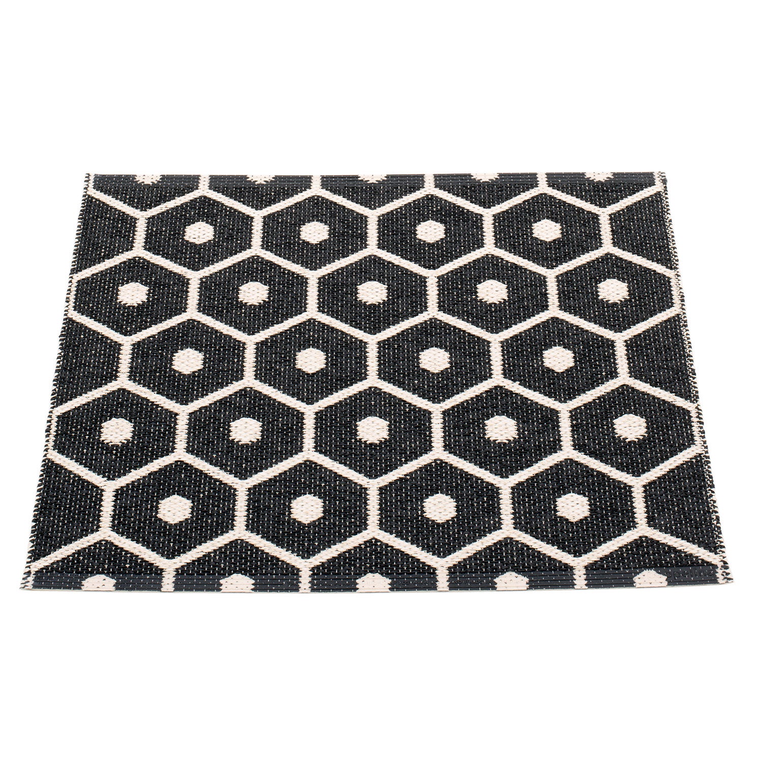 Honey Teppich 70x60 cm black / vanilla