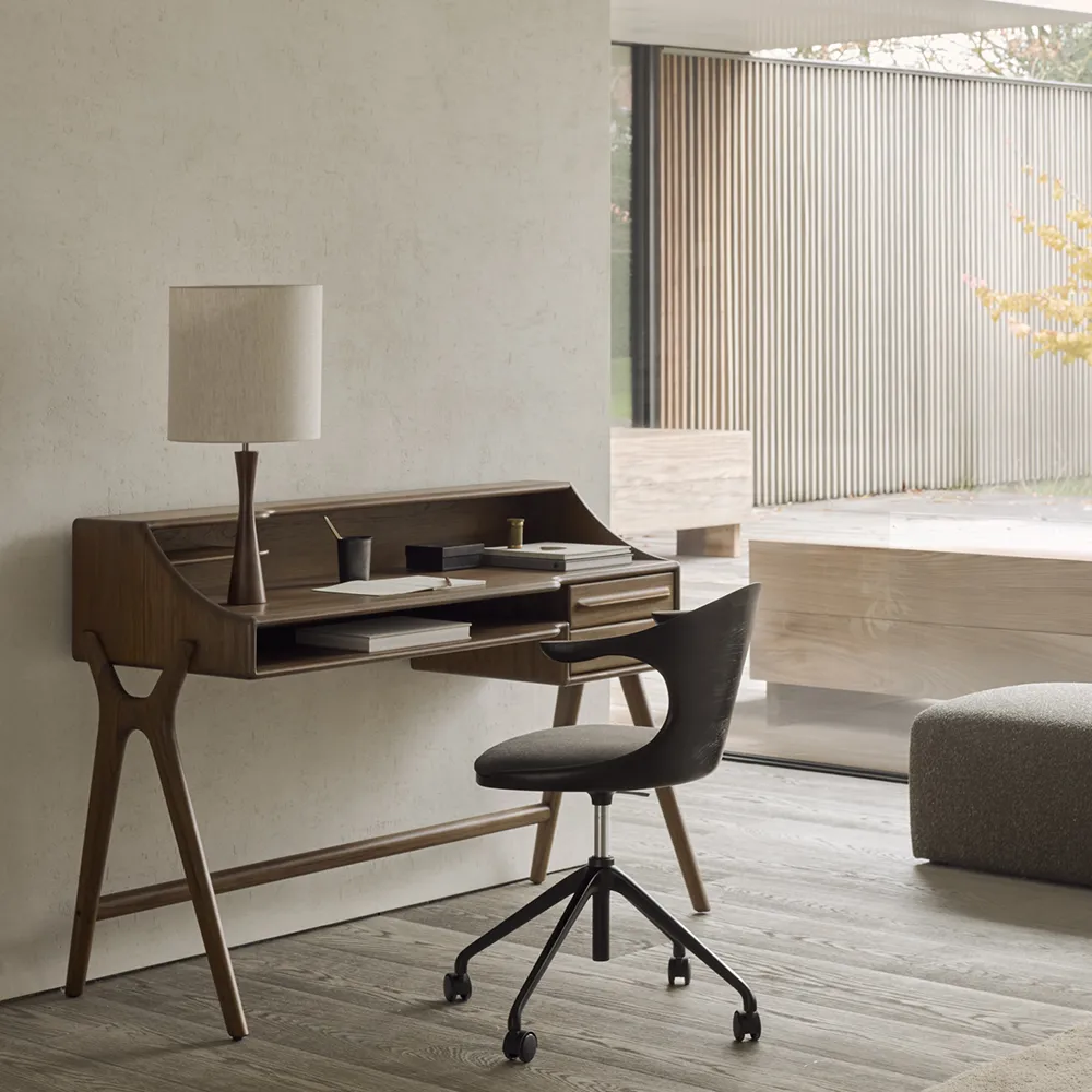 Schreibtisch aus Teak Flow Wild Brown