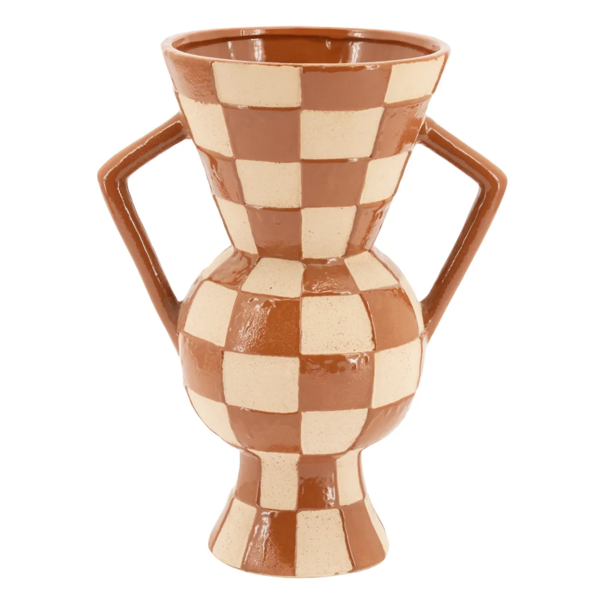 Blocsy 2 Vase 27,5x19x35 cm braun