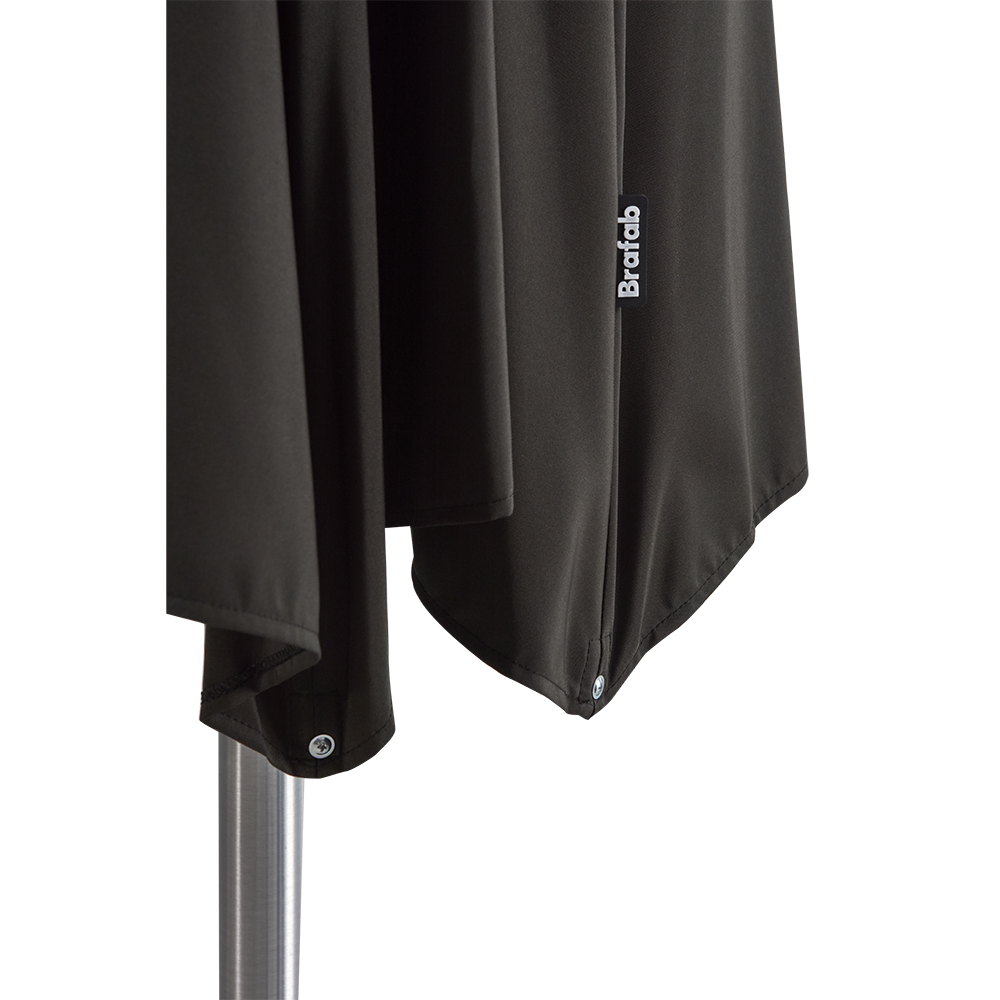 ABRIOLA - Sonnenschirm Ø330 cm-schwarz