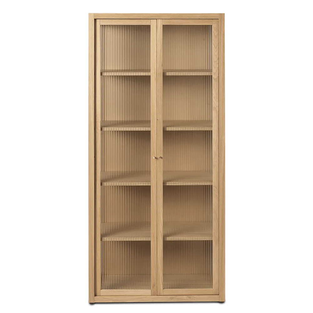 Reed Vitrine - Natural Oak
