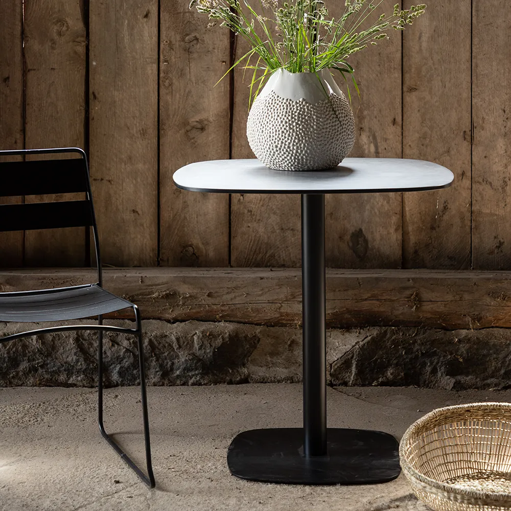 Milano Couchtisch Ø70 cm schwarz