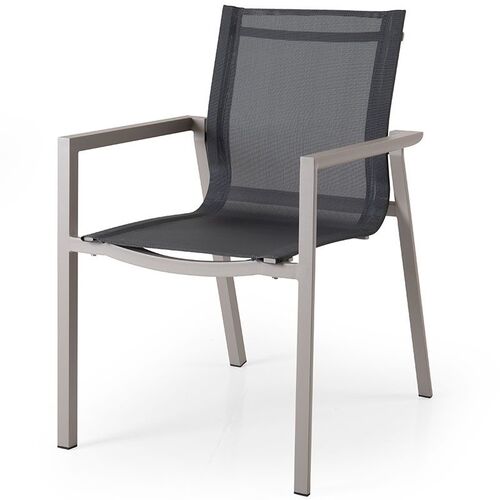 Delia Stapelstuhl khaki/textilene