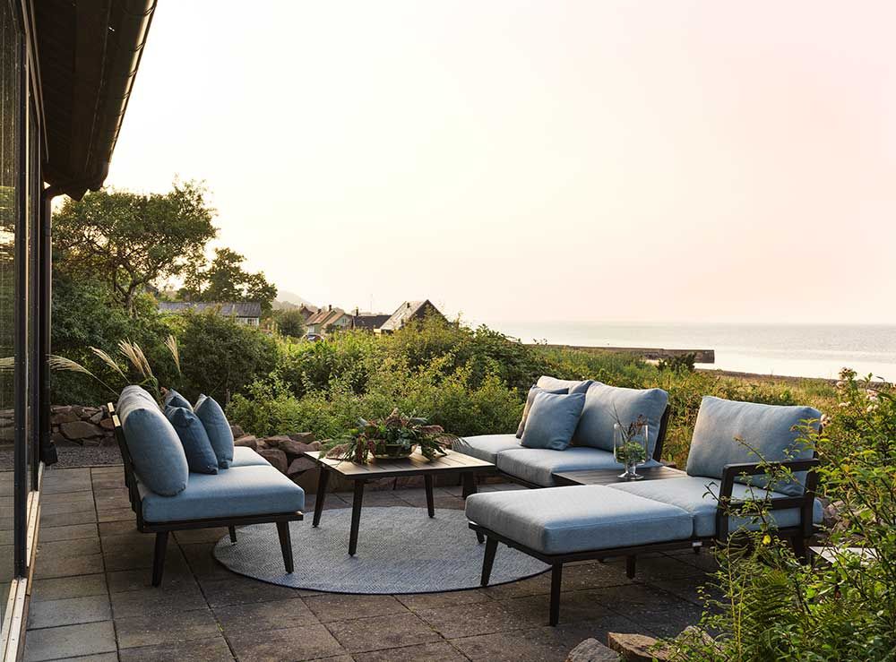 Villac Couchtisch 88x88 cm schwarz