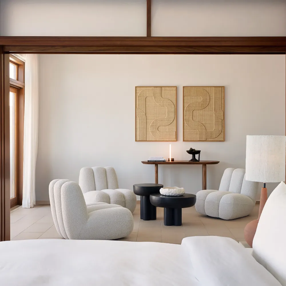 Toe Sessel – Cremeweiß