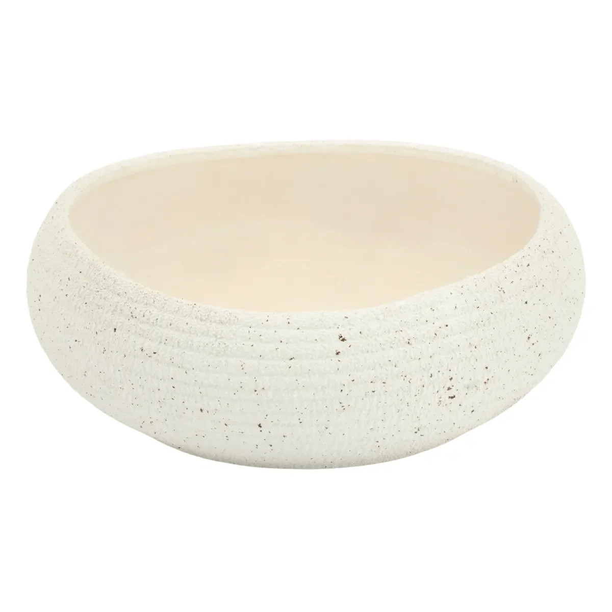 Grava Schale 26,5x26,5x9,5 cm Steingut Off white