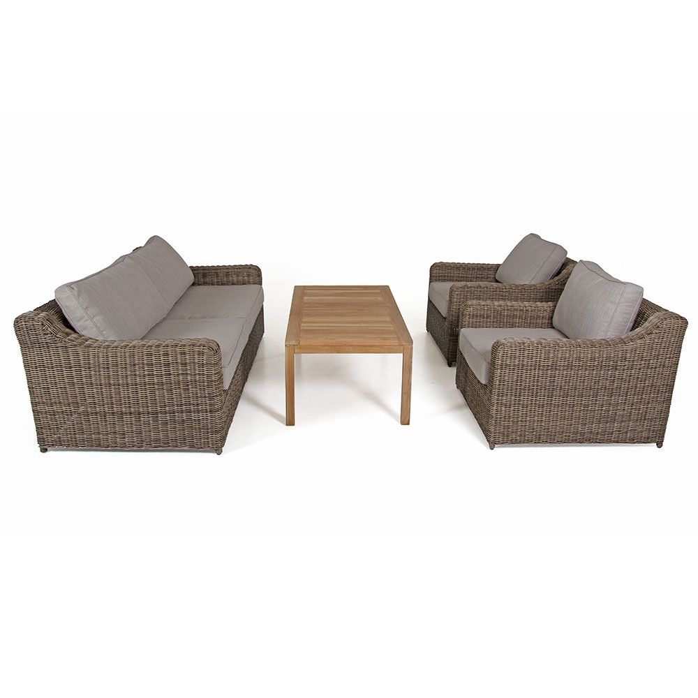 Glendon Sofa rustikal Rattan