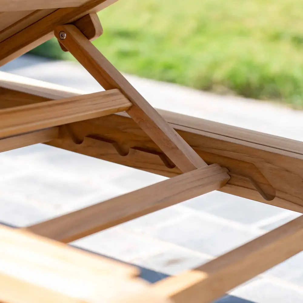 Bålamöllan Sonnenliege inkl. Kissen Blau