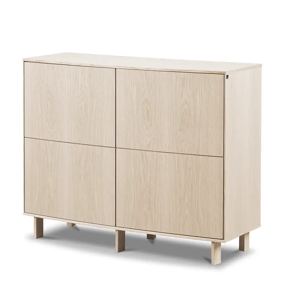 SM412 Sideboard Eiche weiß lackiert 