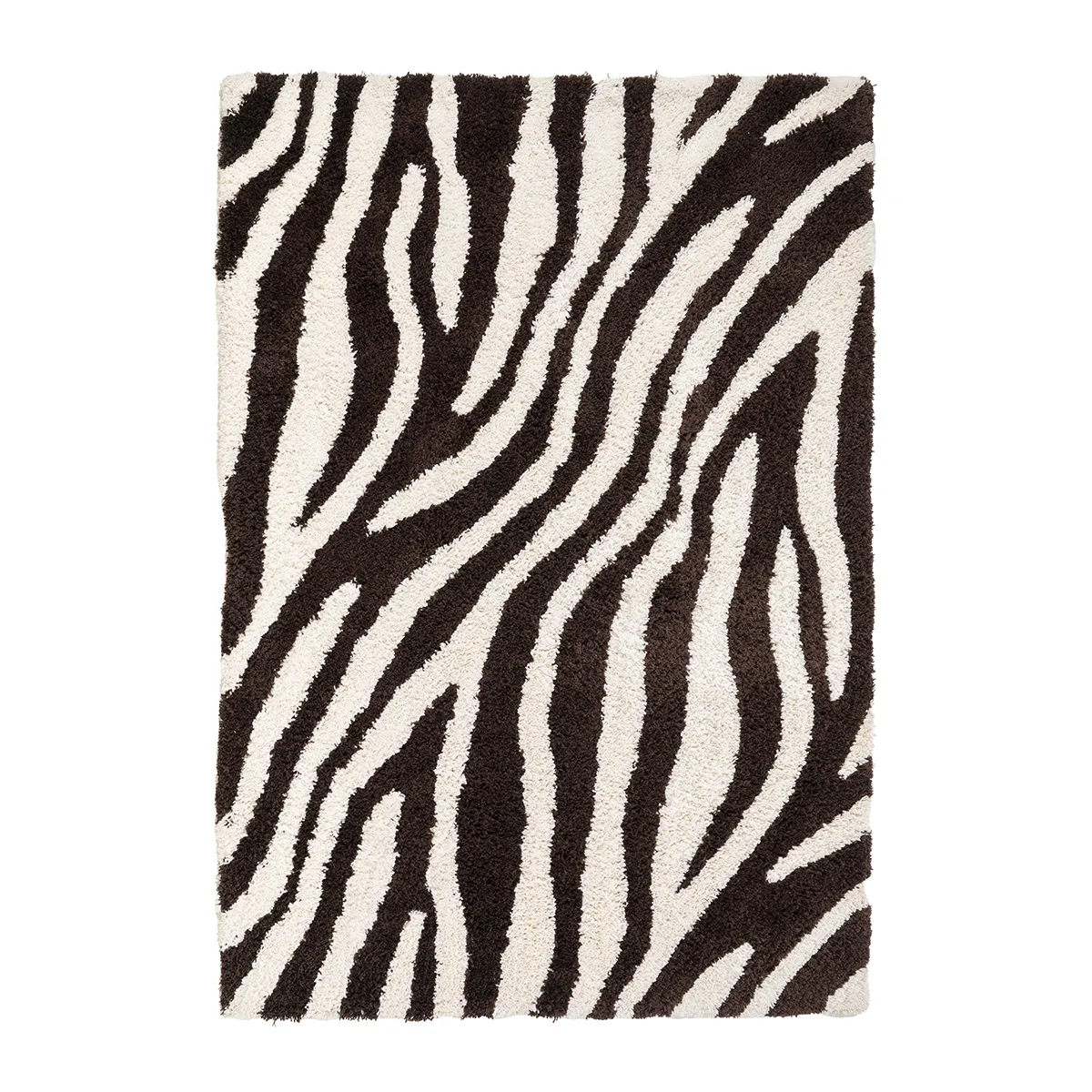 Zebra-Teppich Marty 160x230 cm Brown