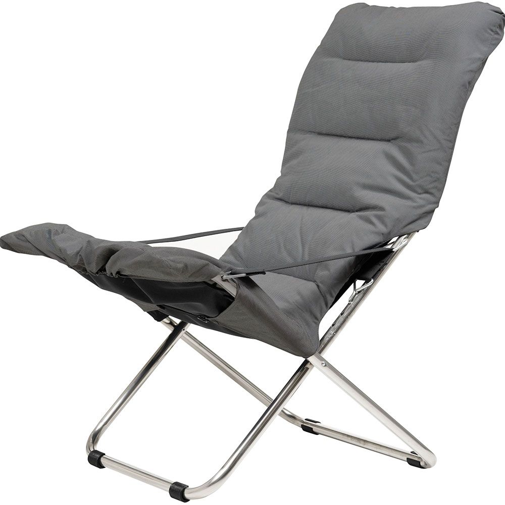 Fiesta soft Sonnenliege anthrazit olefin