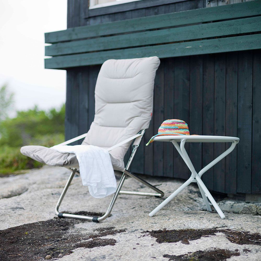 Fiesta soft Sonnenliege grau olefin