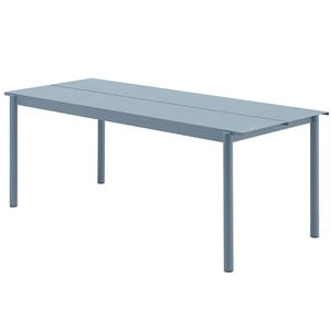 Linear Steel Esstisch 200X75 cm Pale Blue